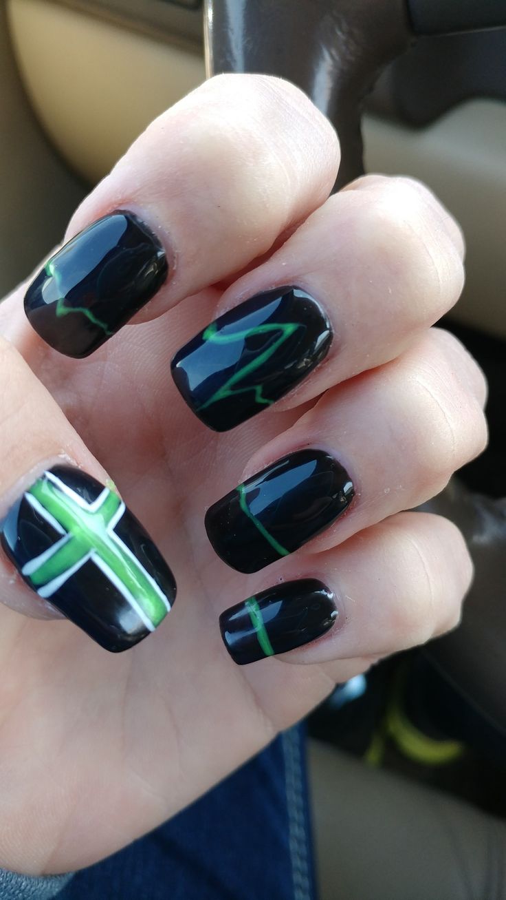 Type O Nails Type O Negative Nail Art, Type O Negative Nails, Deftones Nails, Type O Negative Aesthetic, Type O Negative Tattoo, Type O Negative Logo, Vamp Nails, Negative Tattoo, Band Nails