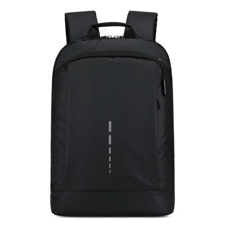 a black backpack on a white background