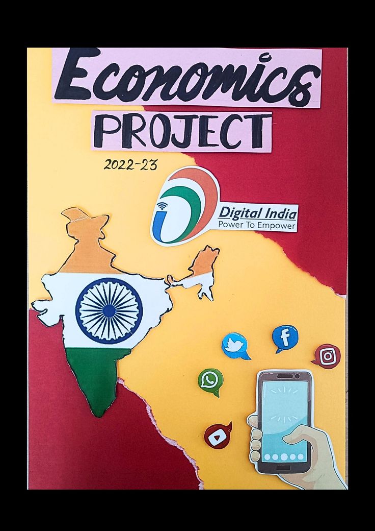 a book cover with an image of india and the text, economic project 2012 - 23