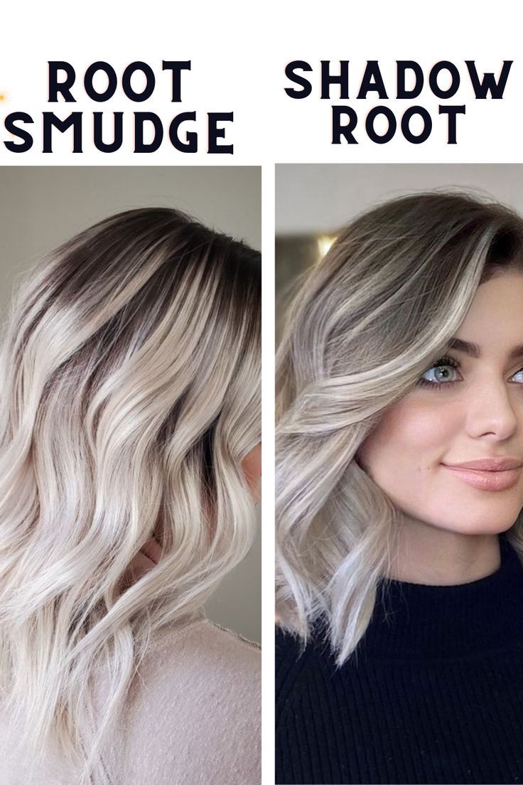 root smudge vs shadow root Shadow Root Hair, Root Smudge Blonde, Sand Blonde Hair, Shadow Roots Hair, Shadow Root Blonde, Pale Blonde Hair, Root Smudge, Blonde Hair With Roots, Highlight Ideas