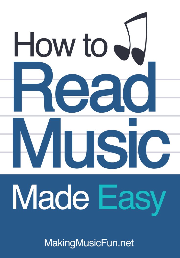 the cover of how to read music made easy by making music fun, with notes on it