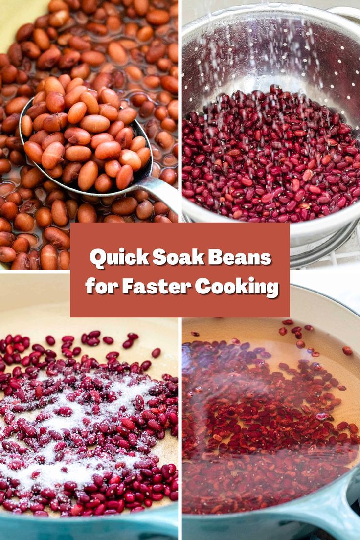 quick and easy beans for faster cooking