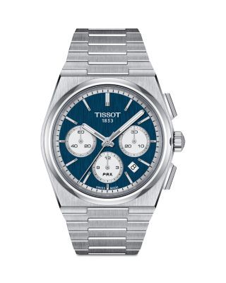 Tissot Prx Chronograph, 42mm Timeless Watches, Tissot Watches, Watch Engraving, Evolution Of Fashion, Sports Watch, Steel Watch, Swiss Watches, Sport Watches, Stainless Steel Watch