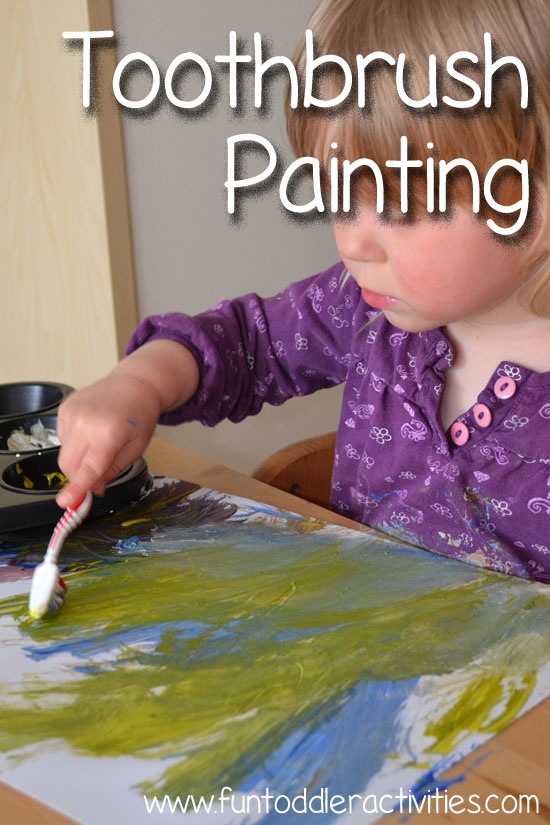 Simple Fun for Kids: Toothbrush Painting! Toothbrush Painting Ideas, Tooth Brush Painting, Toothbrush Painting, Dental Health Crafts, How To Get Healthy, Kids Toothbrush, Toddler Painting, Dental Tourism, Fun Activities For Toddlers