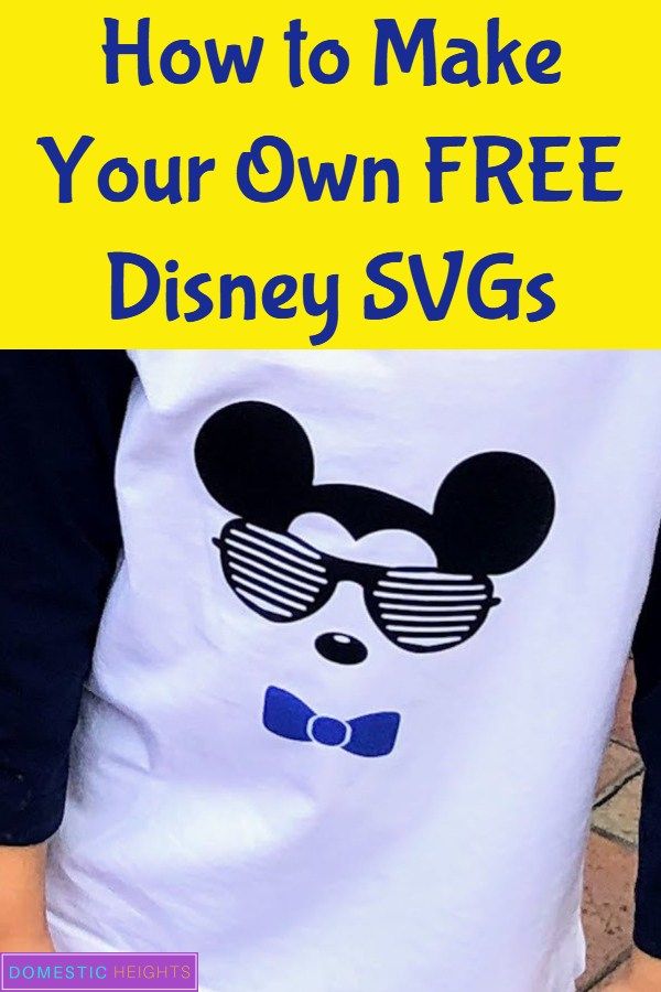 a person wearing mickey mouse tshirt with the words how to make your own free disney