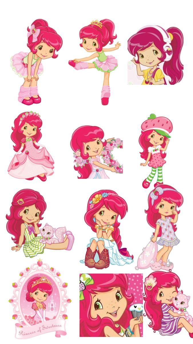 Strawberry Shortcake Cartoon, Character Poses, Strawberry Shortcake, Drawings, Anime