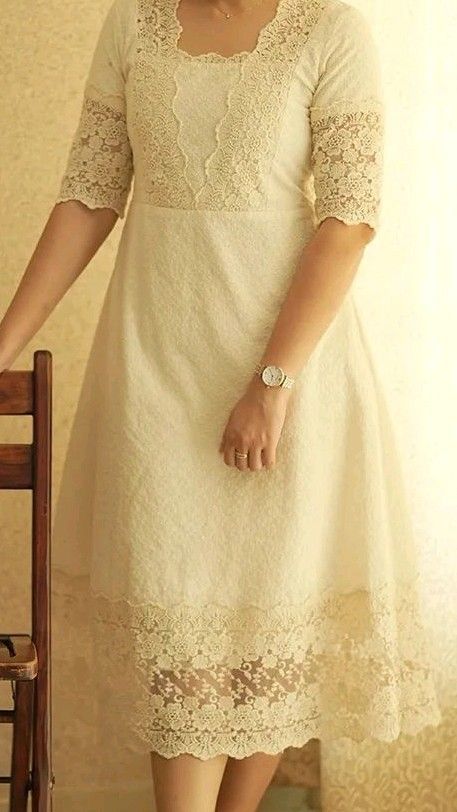 White Frock Designs For Women, Latest Onam Outfits Ideas, Onam Dress Ideas Frock, Hakoba Kurti Designs, Kasavu Churidar Kerala, Hakoba Frocks For Women, Hakoba Dress Designs, White Hakoba Dress, Stylish Frocks For Women