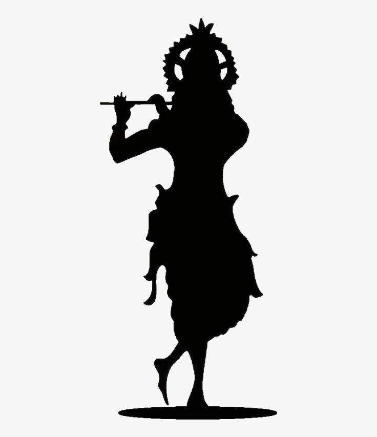 a black and white silhouette of a person with a pipe in his hand, standing on one leg