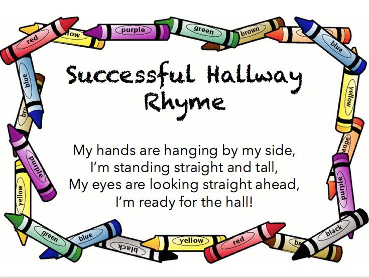 a frame with crayons around it that says, successful halfway rhyme