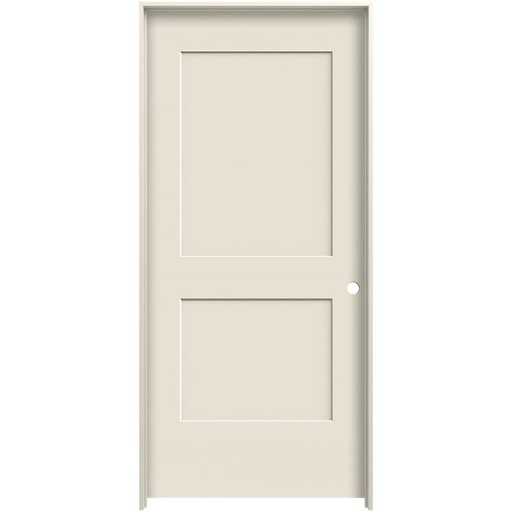 a white door on a white background