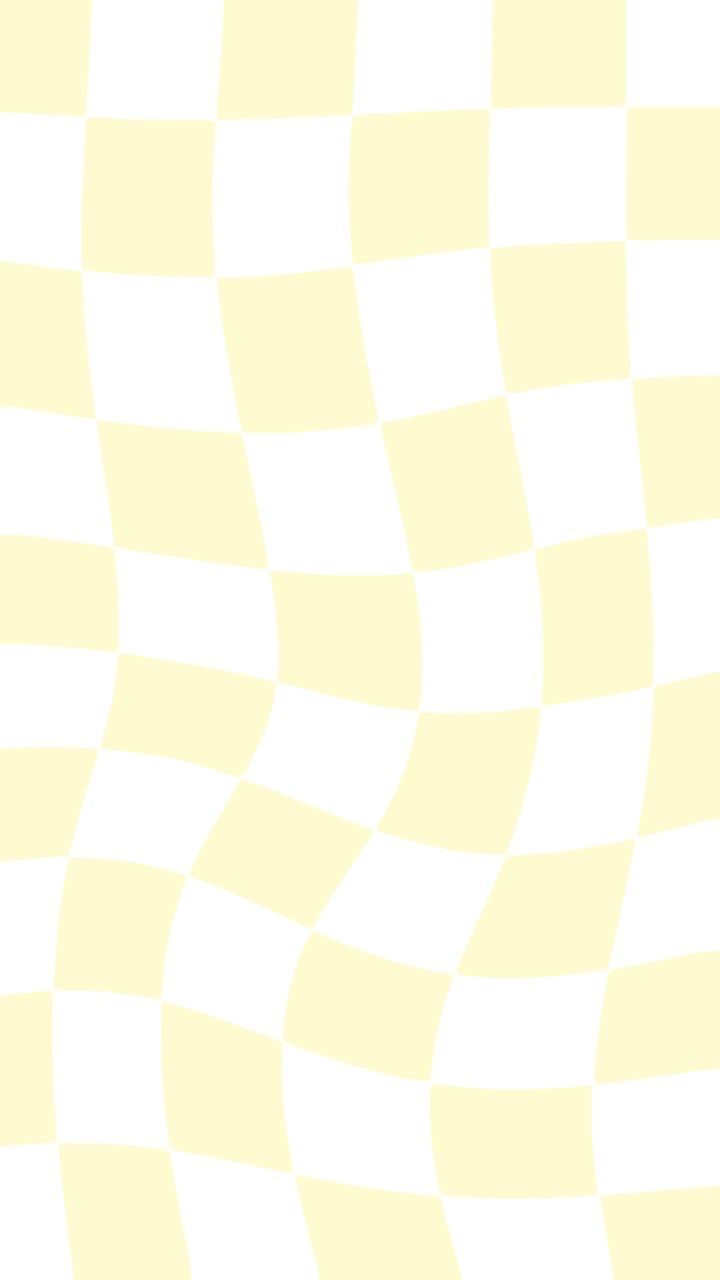 an abstract checkerboard pattern in yellow and white