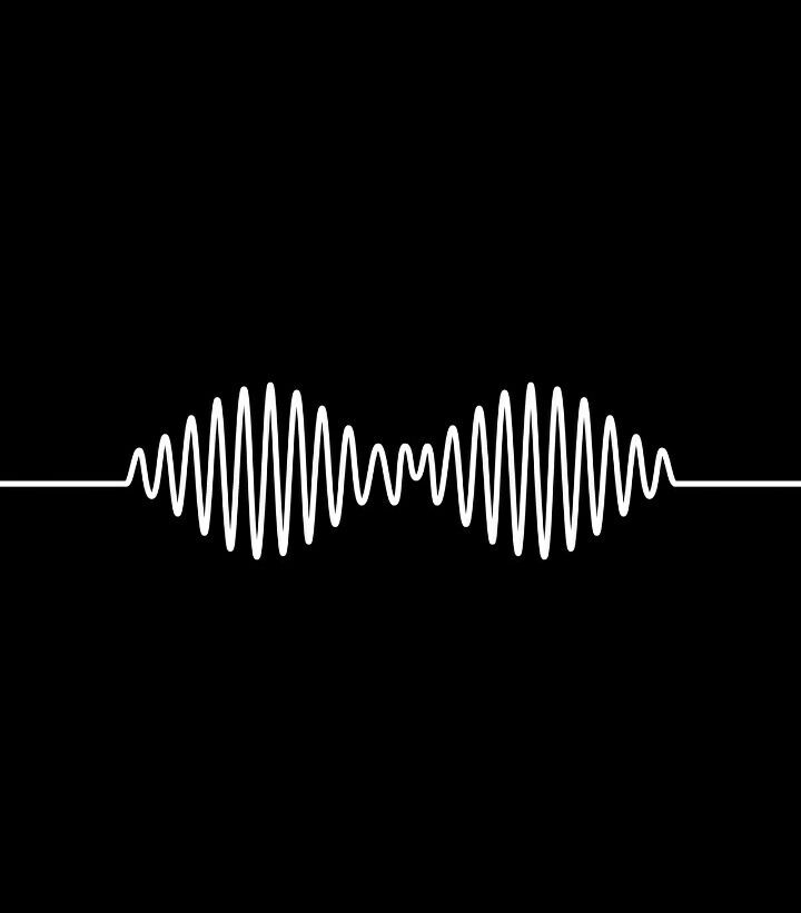 a black and white image of a sound wave on a dark background with the word,'sound waves'written below it