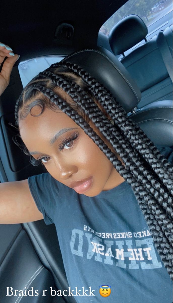 Knotless Braids Outfit, Grown Hairstyles, Braids Outfit, Medium Knotless Braids, Medium Knotless, Short Weave Hairstyles, Exotic Hairstyles, Braided Hairstyles For Black Women Cornrows, Quick Weave Hairstyles