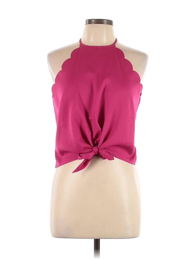 Shein Sleeveless Blouse Size: Large Tops - used. 97% POLYESTER, 3% SPANDEX | Shein Sleeveless Blouse: Pink Tops - Size Large Spring Sleeveless Halter Top, Stretch Sleeveless Beach Blouse, Sleeveless Stretch Blouse For Vacation, Sleeveless Stretch Blouse For Beach, Stretch Sleeveless Blouse For The Beach, Pink Sleeveless Halter Top For Spring, Summer Sleeveless Party Blouse, Sleeveless Pink Blouse For Vacation, Pink Sleeveless Blouse