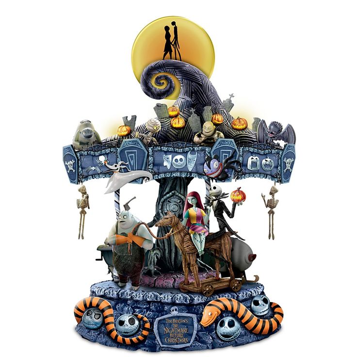 the nightmare before christmas figurine from disney's animated movie