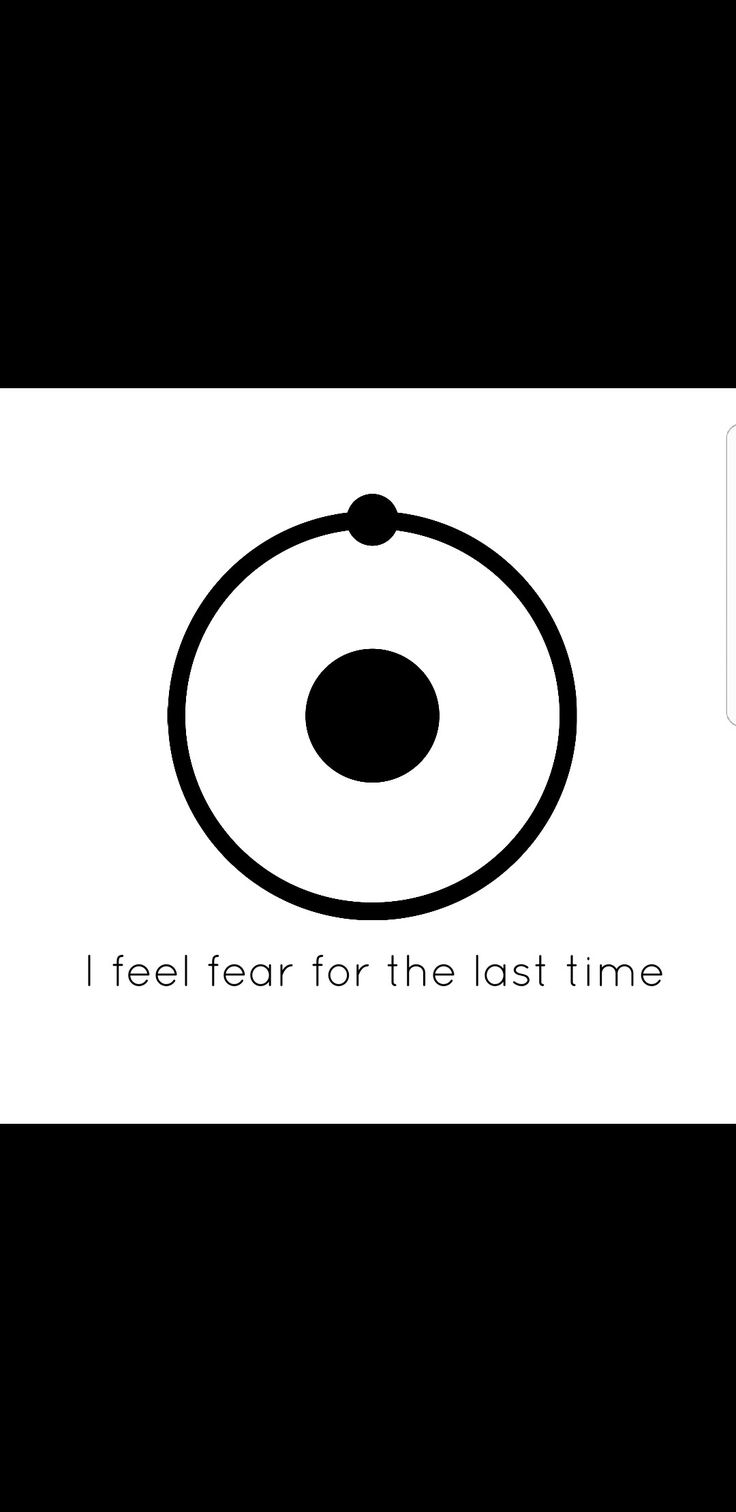 a black and white photo with the words'feel fear for the last time '