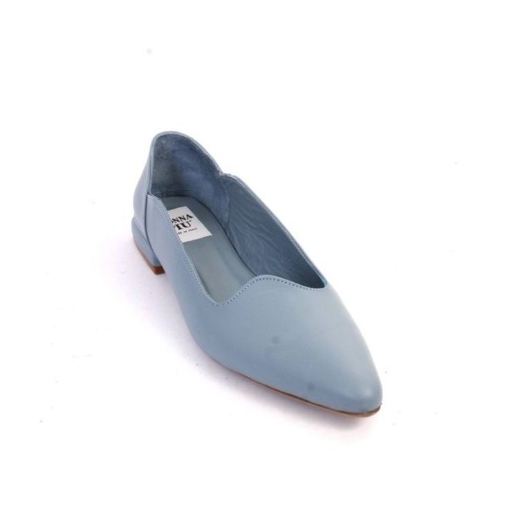 3019a Sleek And Tapered Shape For A More Sophisticated Look! Upper: Leather Inner: Leather Lining And Leather Insole Sole: Rubber Heel: 3/4 Inch High Don't Miss Out On This Pair Of Cool Shoes From Donna Piu To Update Your Street-Style Credentials Made In Italy Chic Blue Leather Ballet Flats, Blue Slip-on Leather Shoes With Flat Heel, Blue Slip-on Loafers With Flat Heel, Blue Pointed Toe Slip-on Loafers, Blue Slip-on Loafers For Office, Blue Pointed Toe Loafers With Rubber Sole, Blue Ballet Flats With Rubber Sole, Blue Leather Shoes With Flat Heel, Elegant Blue Leather Ballet Flats