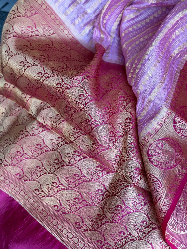 Pure chiniya silk saree blouse 38-42 Traditional Purple Cotton Silk Pre-draped Saree, Unstitched Slub Silk Saree, Festive Purple Cotton Silk Saree, Slub Silk Saree With Zari Work, Purple Cotton Silk Saree With Cutdana, Purple Handloom Cotton Silk Saree, Purple Cotton Silk Handloom Saree, Bollywood Style Handloom Saree, Eid Handloom Saree