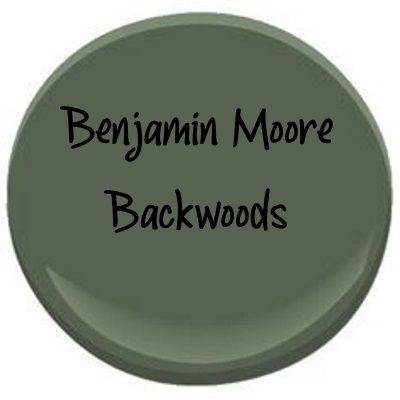 the words benjamin more backwoods are painted on a green round button