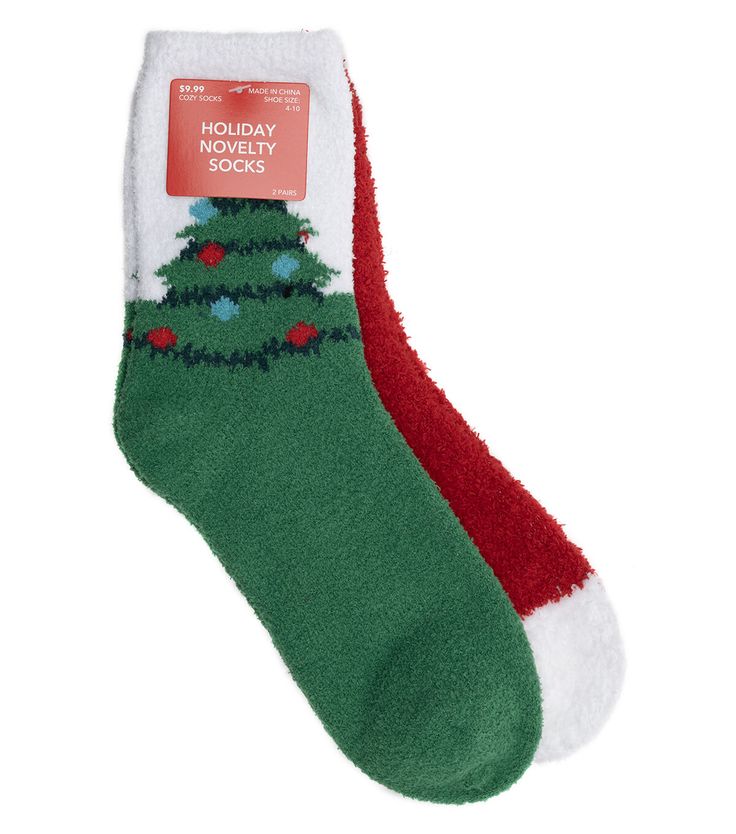 Get Cozy this Holiday Season with Happy's 2 Par Christmas Tree & Red Cozy SocksStep up your holiday game with Happy's 2 Par Christmas Tree & Red Cozy Socks These socks are perfect for keeping your feet warm and cozy during the chilly winter months The whimsical patterns will add a touch of fun to your holiday wardrobe, making them the perfect accessory for any festive occasion Plus, with their one - size design, they make a great gift for anyone on your listProduct DetailsDimensions: 13" x 4" x 15"Holiday novelty designWhimsical patternsOne - size fits most Christmas Tree Red, Whimsical Patterns, Holiday Games, Cozy Socks, Holiday Wardrobe, Novelty Socks, Joanns Fabric And Crafts, Christmas Jewelry, Winter Months