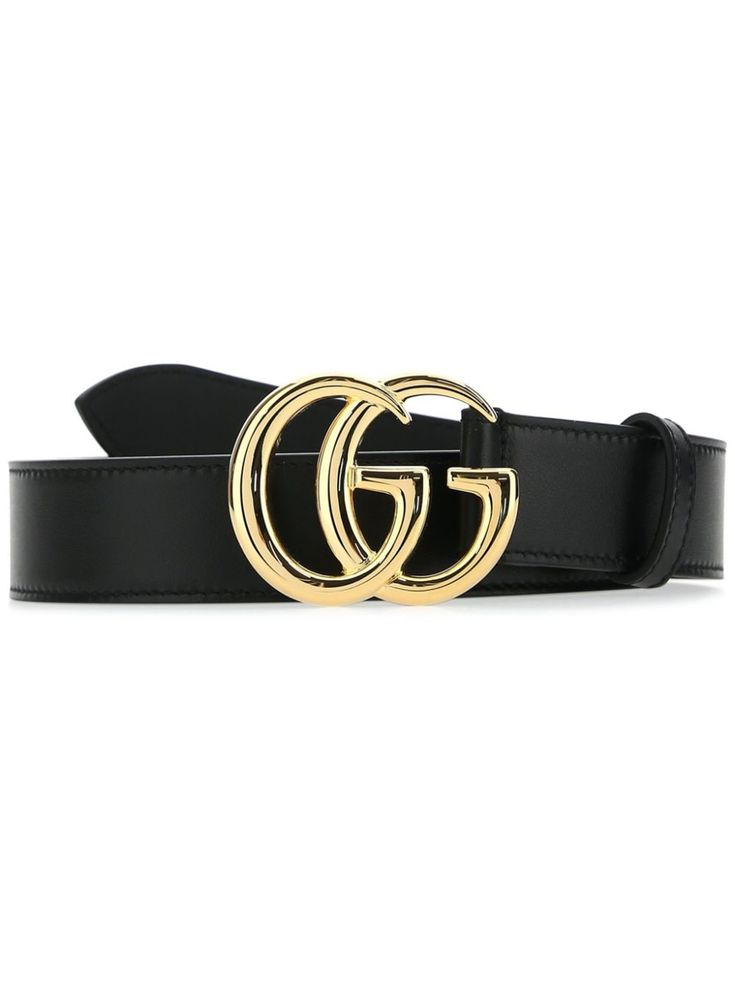 black calf leather smooth grain Double G buckle gold-tone hardware punched holes belt loops pointed tip buckle fastening adjustable fit This piece comes complete with a protective dust bag. Gucci Belt Women, Gg Belt, Horse Fashion, Gucci Gg Marmont, 2024 Christmas, Gg Marmont, Belt Black, Gucci Accessories, Gucci Belt