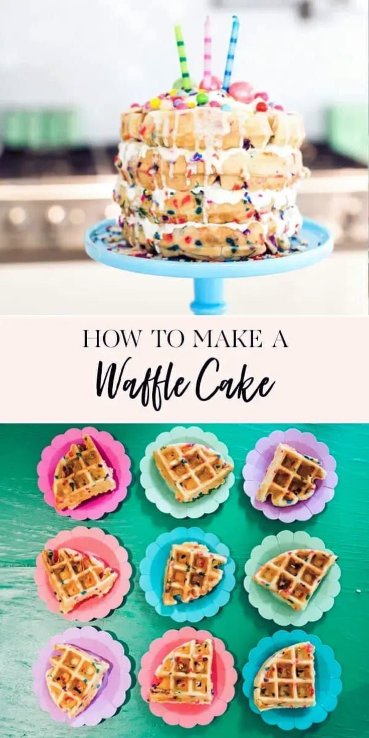 how to make a waffle cake