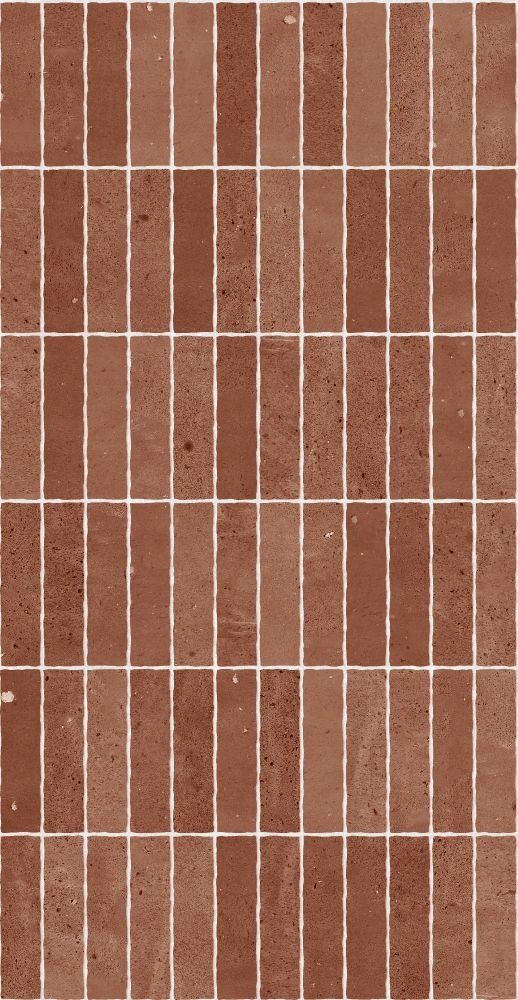 a brown and white tile pattern with small squares on the top, bottom and bottom