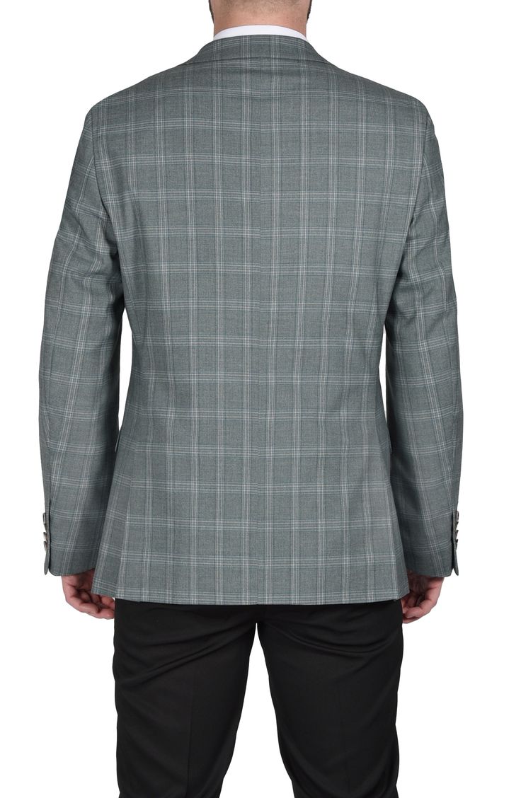 A rich plaid print distinguishes this woven sport coat that'll make a dapper statement to top off any look. Two-button closure Notched lapels Chest welt pocket; front flap welt pockets 70% polyester, 28% rayon, 2% spandex Dry clean Imported Tailored Plaid Sport Coat With Suit Collar, Semi-formal Plaid Outerwear With Hidden Button Closure, Plaid Sport Coat With Lapel Collar And Hidden Buttons, Plaid Semi-formal Outerwear With Hidden Button Closure, Plaid Outerwear With Hidden Button Closure For Semi-formal Events, Plaid Outerwear With Hidden Button Closure For Semi-formal Occasions, Tailored Single-breasted Plaid Sport Coat, Plaid Notch Lapel Sport Coat For Business Casual, Semi-formal Plaid Sport Coat With Suit Collar