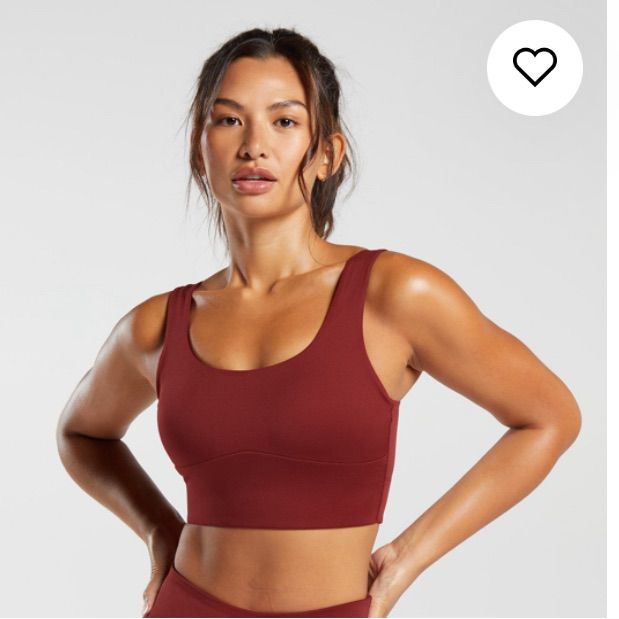 Dark Red Xs New Casual Red Stretch Sports Bra, Casual Red Sports Bra For Gym, Casual Red Fitted Sports Bra, Casual Fitted Red Sports Bra, Dark Red Color, Nike Neon, Juicy Couture Charms, Neon Rainbow, White Sports Bra