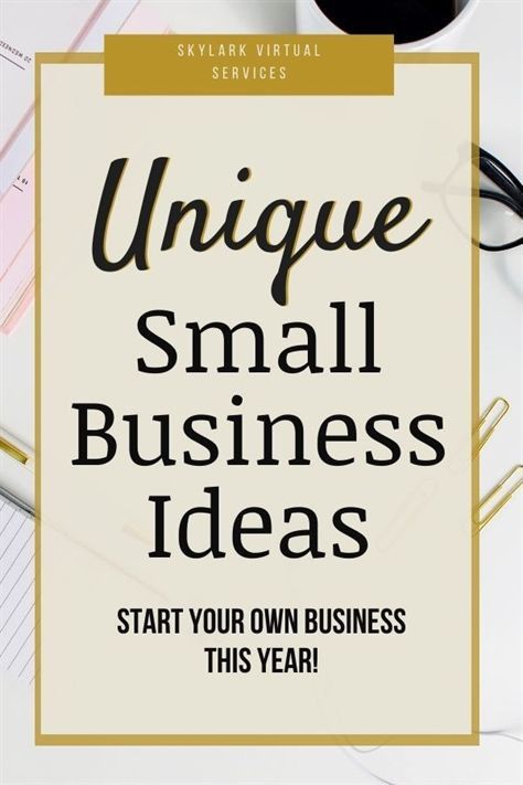 the title for an article on how to use unique small business ideas