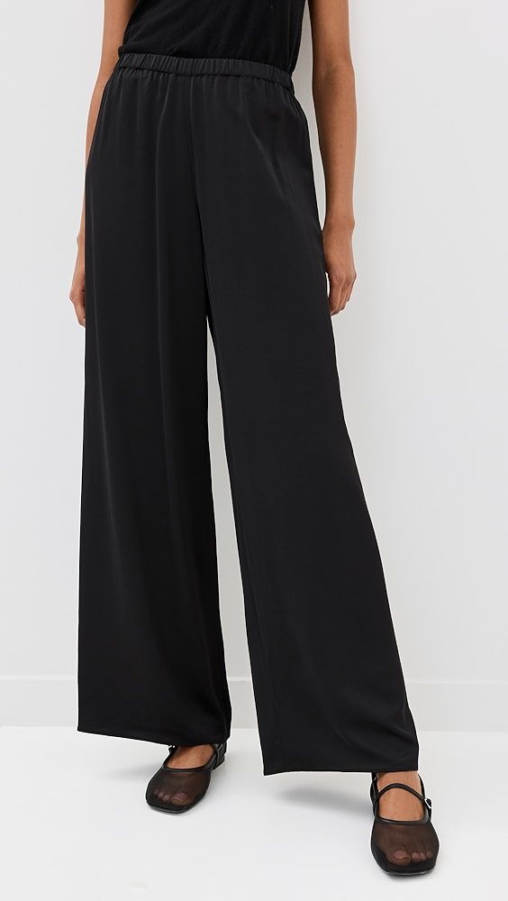 Jenni Kayne Demi Pants | Shopbop Jenni Kayne, Fashion Wishlist, Stretch Satin, China Fashion, Autumn Winter Fashion, Black Pants, Stretch Fabric, Winter Fashion, New Arrivals