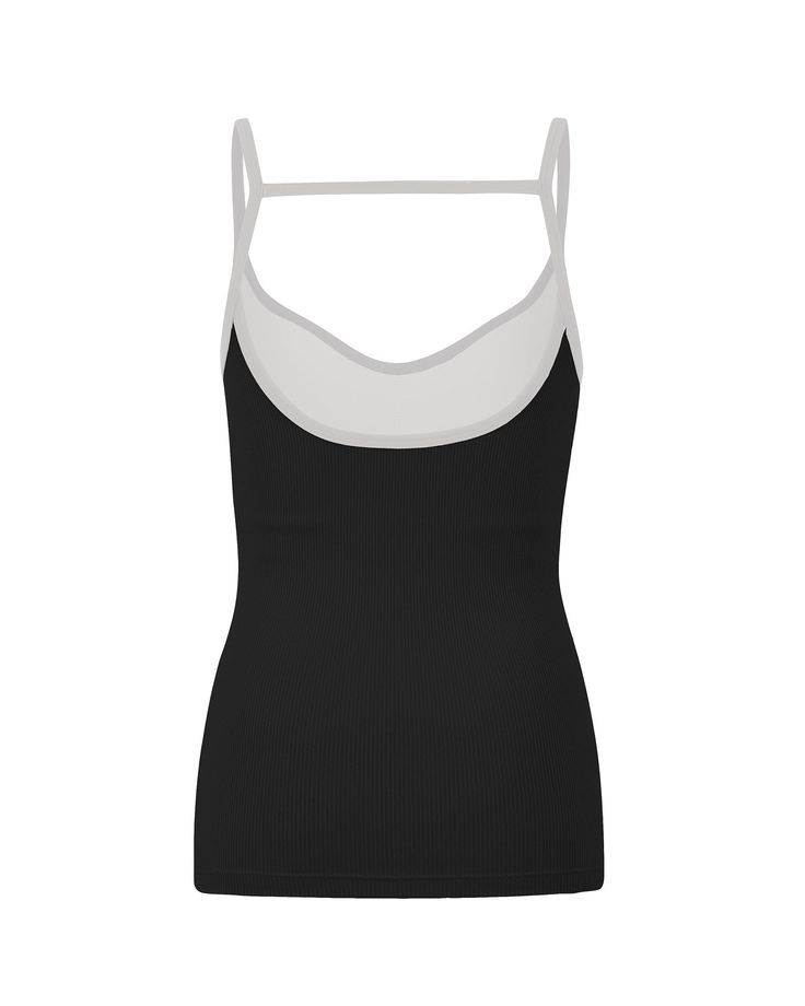 DETAILS: Color: Black & white Open-back tank designed for a flattering back detail Nylora's signature 4-way stretch rib fabric Built-in shelf bra with removable padding 93% Polyester, 7% Spandex Machine wash SIZE & FIT: Fits true to size Body length: 22" Bust: 13 1/4" Bottom: 12 3/8" Model is 175cm/ 5'9" and is wearing a size Small Open Back Tank, Rib Fabric, Tank Design, Built In Shelves, Shelf Bra, Ribbed Fabric, Built In, Black White, Spandex