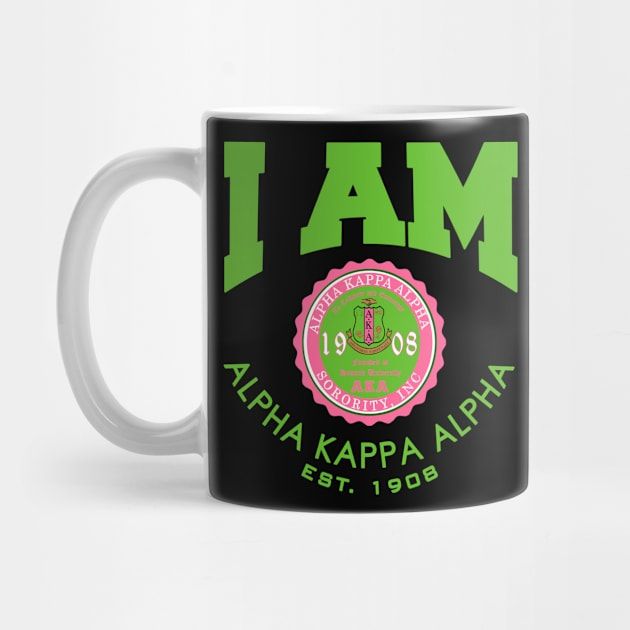 AKA 1908 Apparel - Alpha Kappa Alpha - Mug | TeePublic Alpha Kappa Alpha Clothing, Alpha Apparel, Aka Sorority, Alpha Kappa Alpha, Girl Swag, Mug For Men, Custom Mug, Sorority