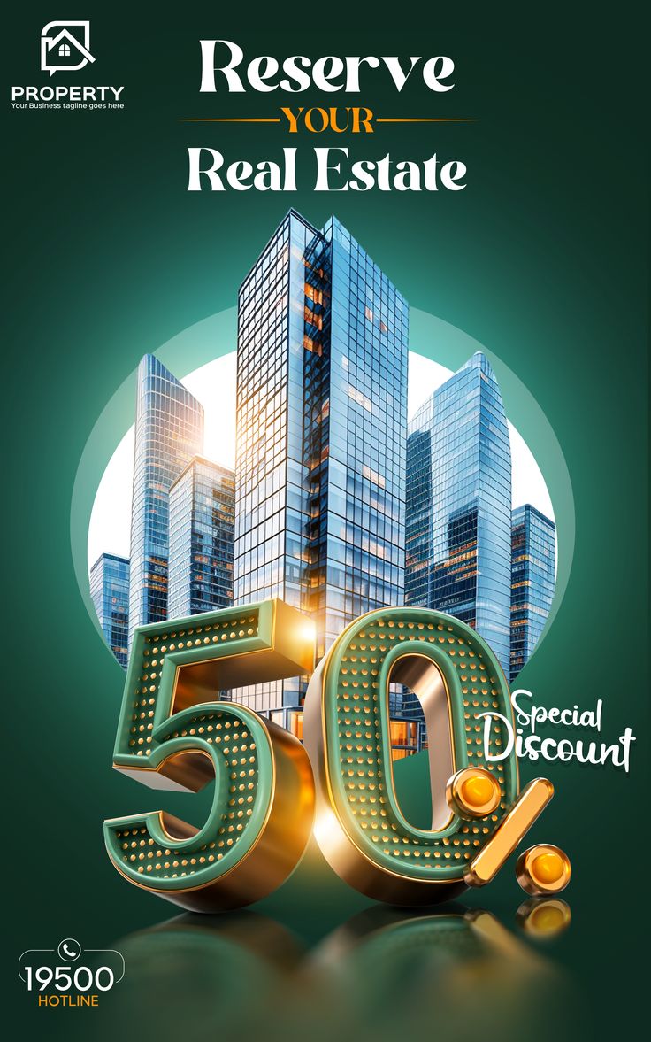 the 50 year anniversary poster for reserve real estate