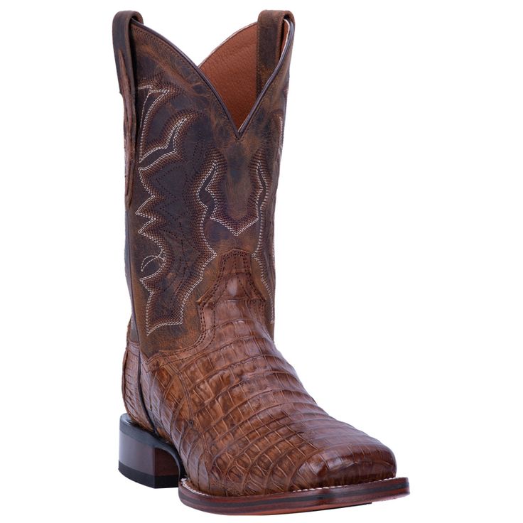 Men's Bay Apache Kingsly Caiman Boot by Dan Post Dp4807 Caiman Boots, Height Insoles, Dress Western, Dan Post Boots, Western Brown, Western Boots For Men, Dan Post, Mens Cowboy, Mens Cowboy Boots