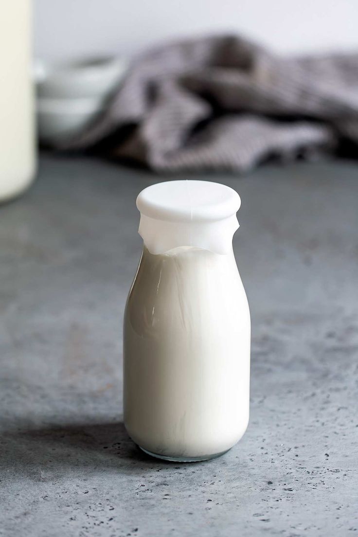 a bottle of milk with the words how to make half - and - half substance