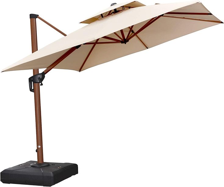 an umbrella that is on top of a stand