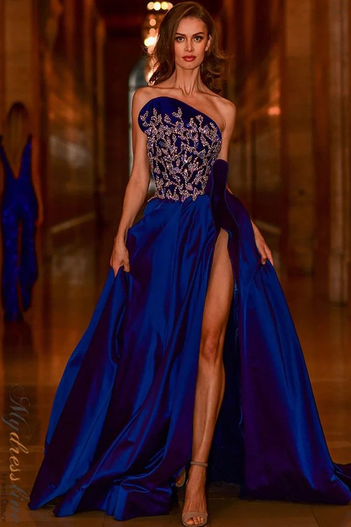 Jovani S06347 Dress – Mydressline Unique Boho Wedding Dress, Puff Sleeve Wedding Dress, Blue Evening Gowns, Taffeta Skirt, Boho Wedding Dress Lace, Unique Prom Dresses, Blue Wedding Dresses, Pageant Gowns, Beaded Bodice