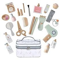 an assortment of personal care items arranged in the shape of a circle on a white background