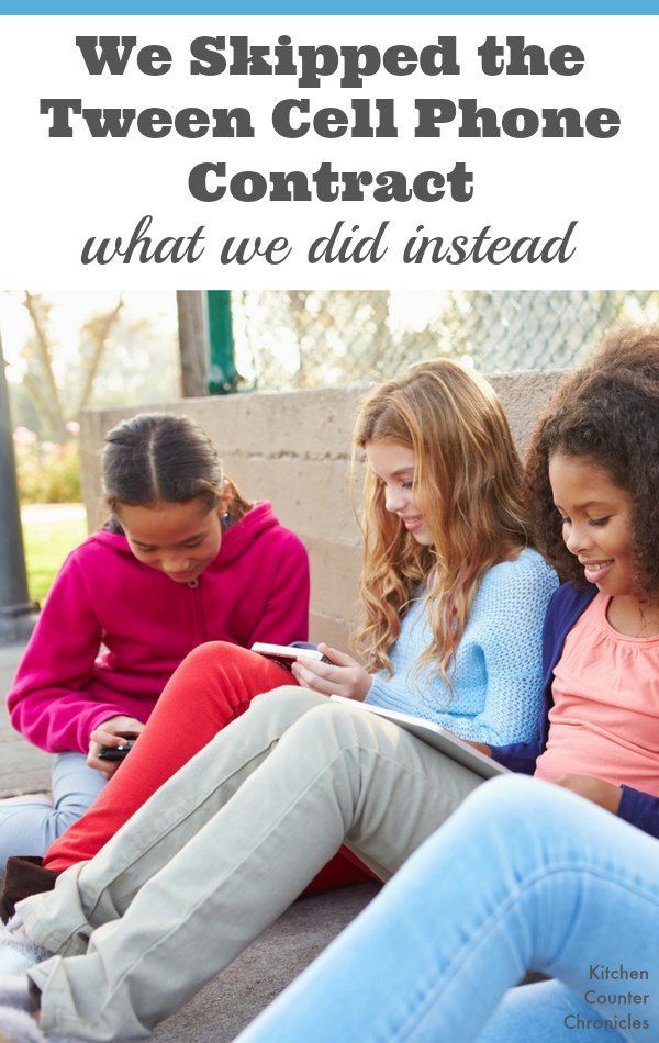 We Skipped the Tween Cell Phone Contract - Here's what we did instead. Tips for giving your child their first cell phone. | Parenting | Tween Parenting | Technology and Kids | Kids and Cell Phones | First Cell Phone, Phone Contract, Cell Phone Contract, Kids Cell Phone, Rules For Kids, Cell Phone Service, Phone Deals, Parenting Videos, Best Cell Phone