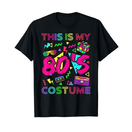 this is my 80's costume t - shirt for adults and kids, black