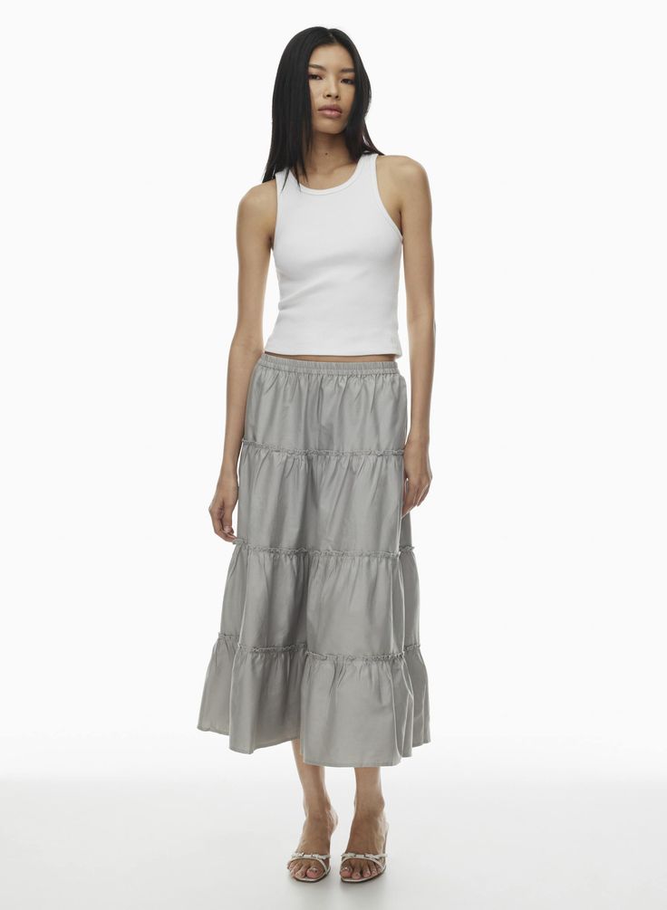 MARS SKIRT Praeie Maxi Skirt, Chic Tiered Voluminous Maxi Skirt, Chic Voluminous Tiered Maxi Skirt, Versatile Gathered Maxi Skirt For Spring, Spring Tiered Voluminous Skirt, Rayon Tiered Maxi Skirt For Day Out, Versatile Relaxed Tiered Maxi Skirt, Versatile Tiered Maxi Skirt, Spring Tiered Maxi Skirt In Rayon