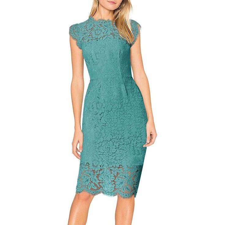 This Dress Is New With Tags And Perfect For Any Dressy Event, Cocktail Party Or Special Occasion! Great Wedding Guest Dress. Check Out The Rest Of Our Closet To Bundle And Save! Green Lace Dress For Garden Party, Sleeveless Green Lace Midi Dress, Fitted Light Blue Lace Dress, Elegant Blue Sleeveless Dress For Garden Party, Elegant Green Sleeveless Lace Dress, Light Blue Lace Sleeveless Dress, Light Blue Sleeveless Lace Dress, Elegant Light Blue Knee-length Sleeveless Dress, Fitted Sleeveless Lace Dress For Garden Party