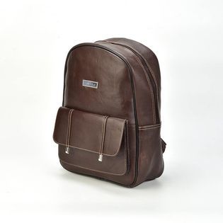 Take your essentials with you on traveling with our must-have leather backpack. This stylish leather backpack in dark brown would protect your valuables and is easy to carry. In addition, this bag, made of Cowhide leather, offers durability and protection for your daily carry. Moreover, this leather backpack has a sleek design and color. The Leather straps are soft so that you can feel comfortable. This leather backpack has a good space and can keep all your necessities, such as your laptop, ele Brown Student Backpack, Brown Leather Backpack For Students, Brown Leather Student Backpack, Classic Brown Backpack For School, Classic Brown School Backpack, Classic Leather Backpack For Students, Brown Soft Leather Backpack For School, Brown Soft Leather School Backpack, Classic Leather Student Backpack