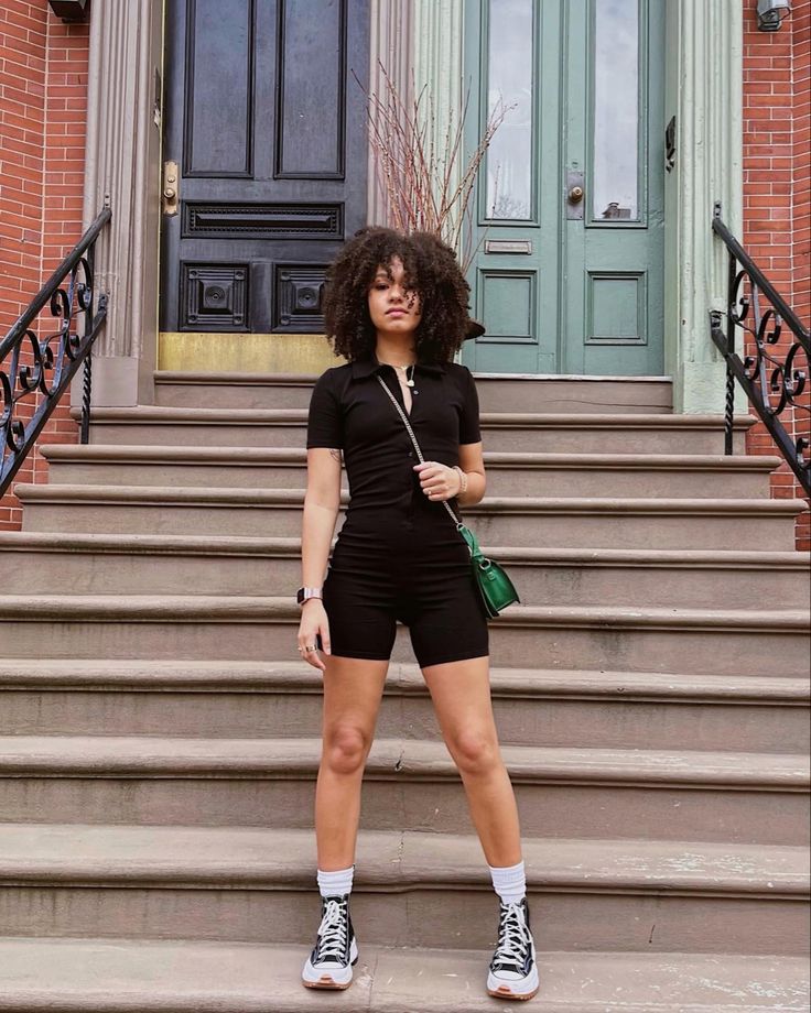 Converse Run Star Outfit, Converse Run Star Hike Outfit, Summer Outfits Nyc, Platform Outfit, Dress With Converse, Outfits Nyc, Sneaker Outfits Women, Sneakers Street Style, Outfit Mujer