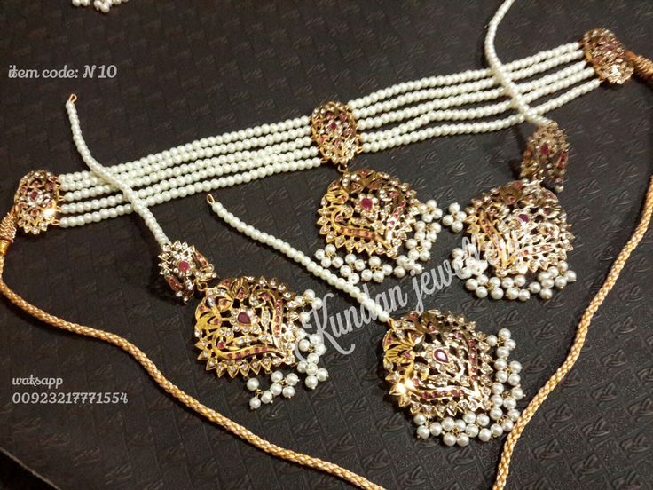 Dogri Jewellery, Sindhi Jewellery, Desi Earrings, Nizam Jewellery, Choker Sets, Jewellery Kundan, Pakistani Jewellery, Indian Wedding Jewelry Sets, Jewellery Wedding