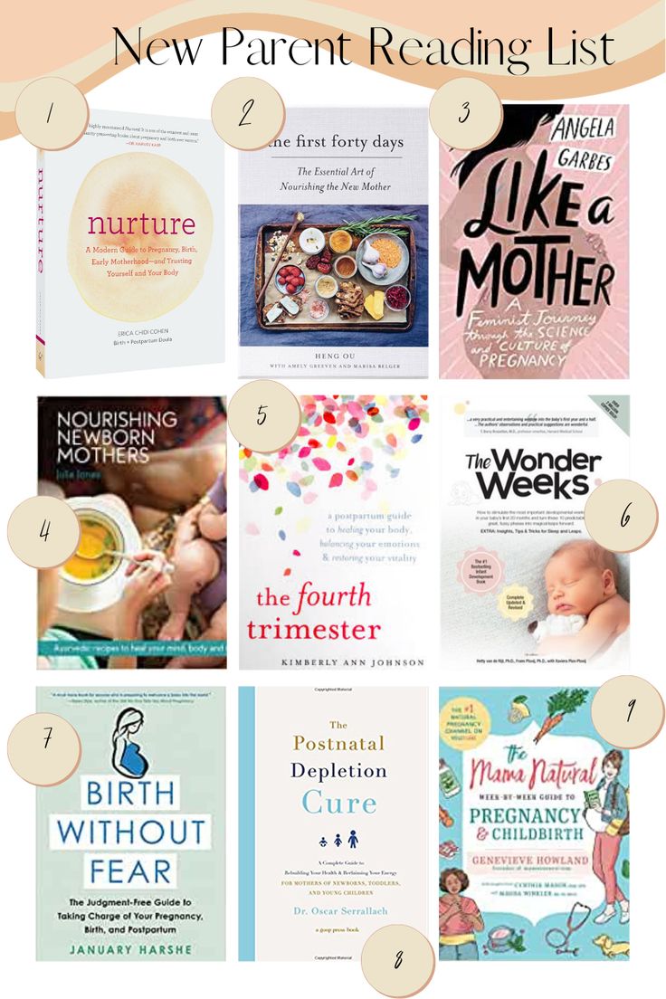 the new parent reading list is full of books for babies and toddlers to read