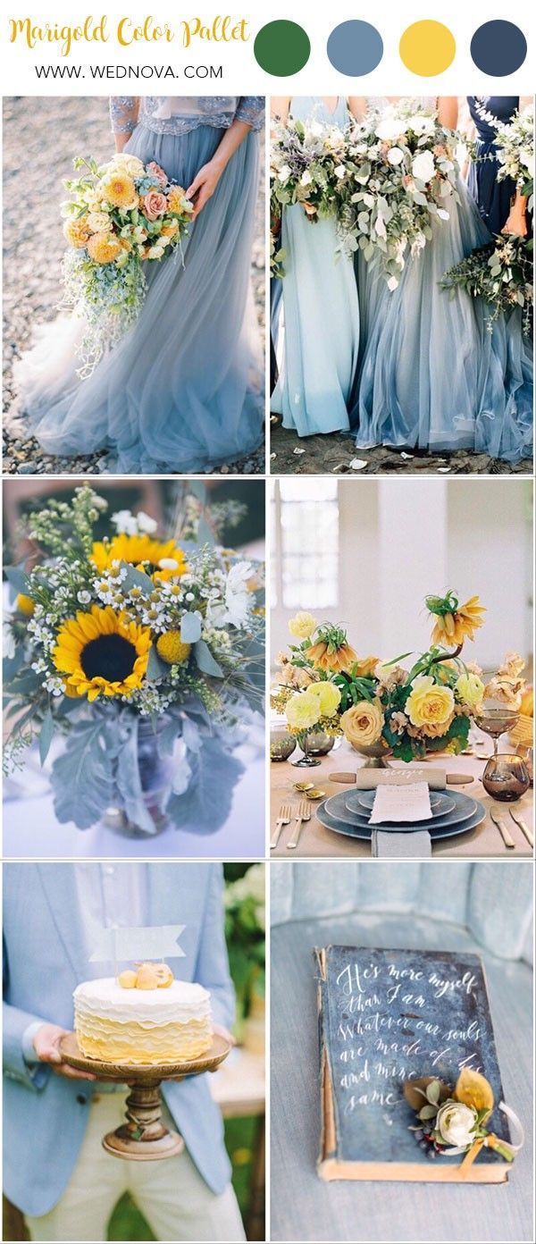 a collage of photos with sunflowers and other flowers on them, including cake