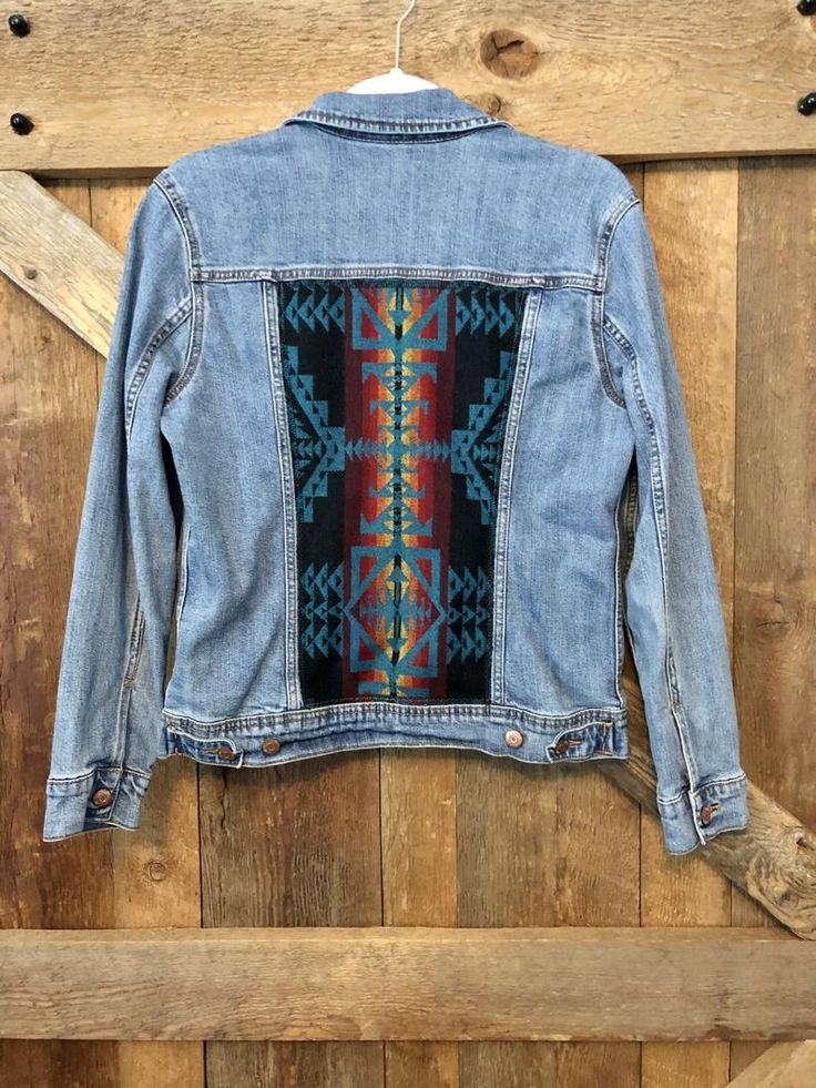 Yellowstone Fashion, Wool Jackets Women, Embellished Denim Jacket, Boho Denim, Western Jacket, Boho Jacket, Custom Denim, Embellished Jacket, Upcycle Jeans