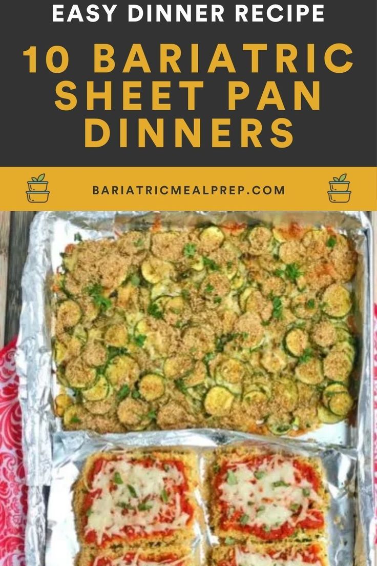 Take a look at these 10 Best Bariatric Sheet Pan Recipes for healthy meals that are ready in minutes and perfect for family-friendly meal prep that will keep you on track after surgery. Try them all, or pick your favorite! Post Sleeve Recipes, Bariatric Food Prep Ideas, Bariatric Family Dinner, Bariatric Meals On A Budget, Bariatric Supper Ideas, Family Friendly Bariatric Recipes, Vsg Recipes Soup, Bariatric Food Recipes, Bariatric Clean Eating